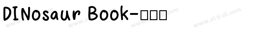 DINosaur Book字体转换